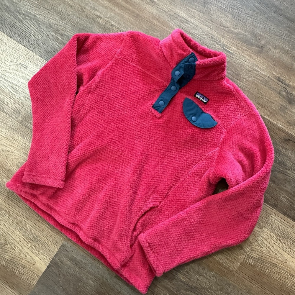 Patagonia Re Tool Half‎ Snap Pullover Women's Hot Pink Outdoors Gorpcore Hiking